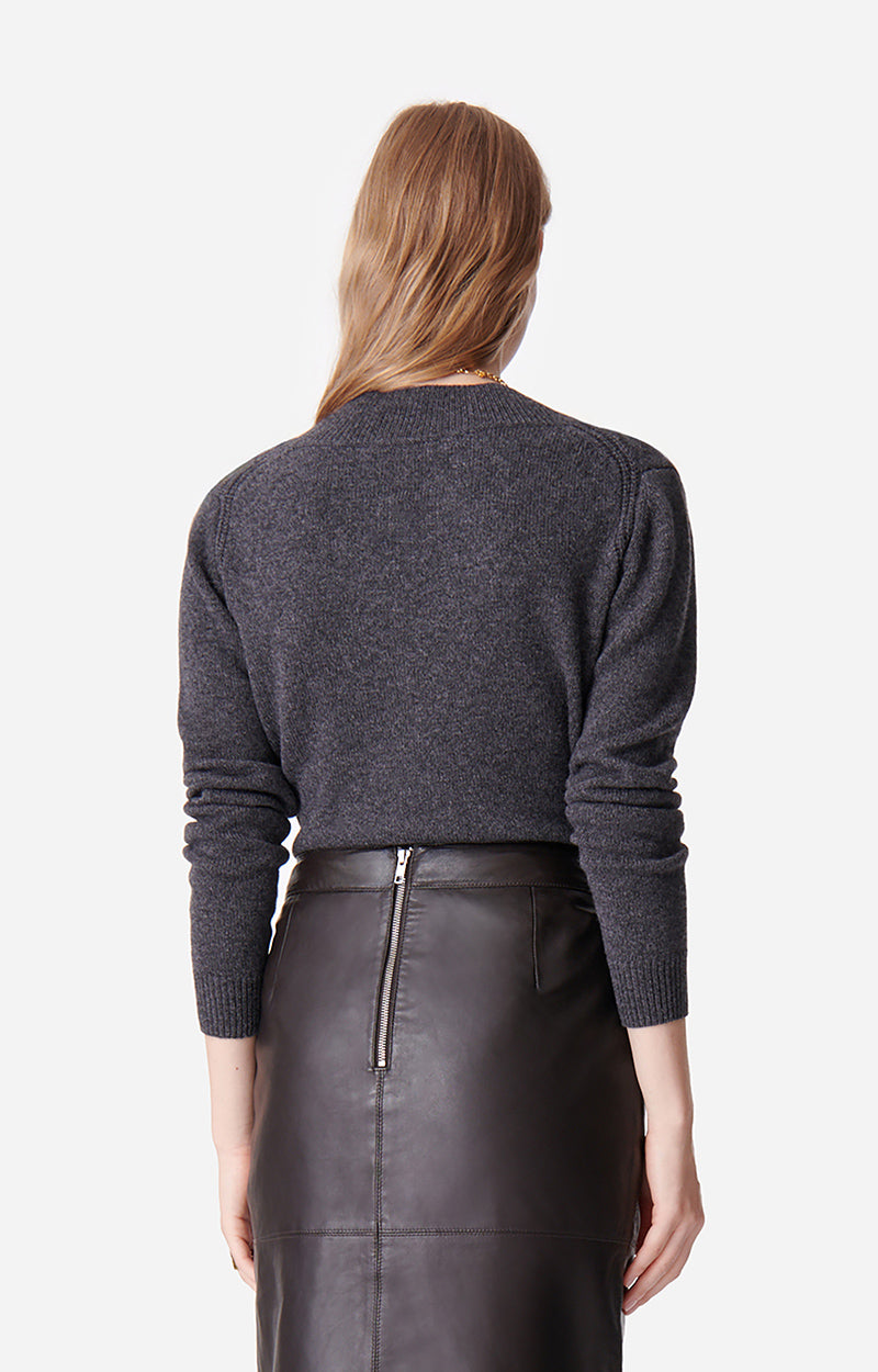 Pull Devora en laine - Anthracite