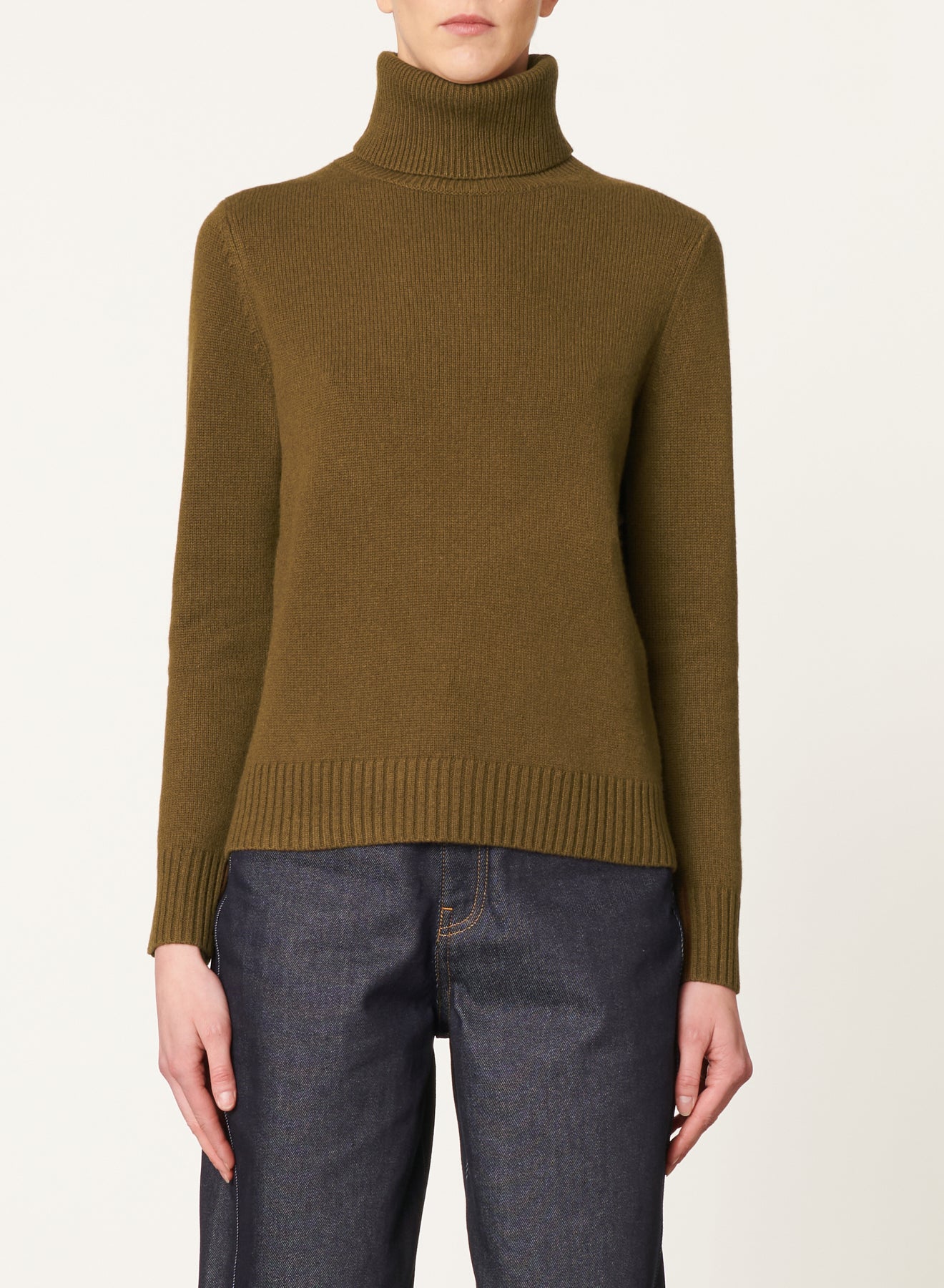 26 QTY NEW // KAKI / Pull Divida - KAKI
