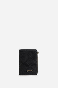 2 QTY NEW // NOIR / Portefeuille Zippé - NOIR