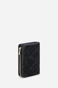 2 QTY NEW // NOIR / Portefeuille Zippé - NOIR