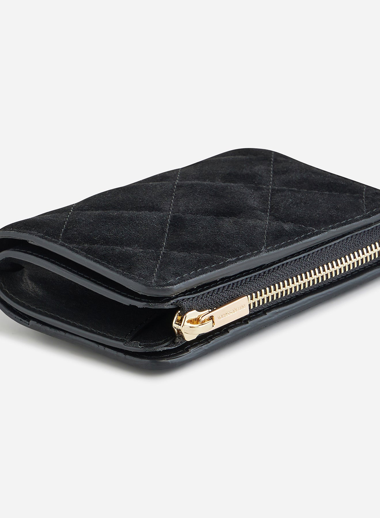 2 QTY NEW // NOIR / Portefeuille Zippé - NOIR