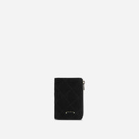 2 QTY NEW // NOIR / Portefeuille Zippé - NOIR