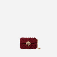 1 QTY NEW // CERISE / Sac Nano Moon en Laine - CERISE