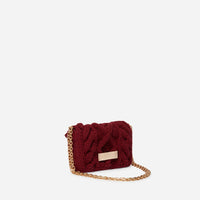 1 QTY NEW // CERISE / Sac Nano Moon en Laine - CERISE