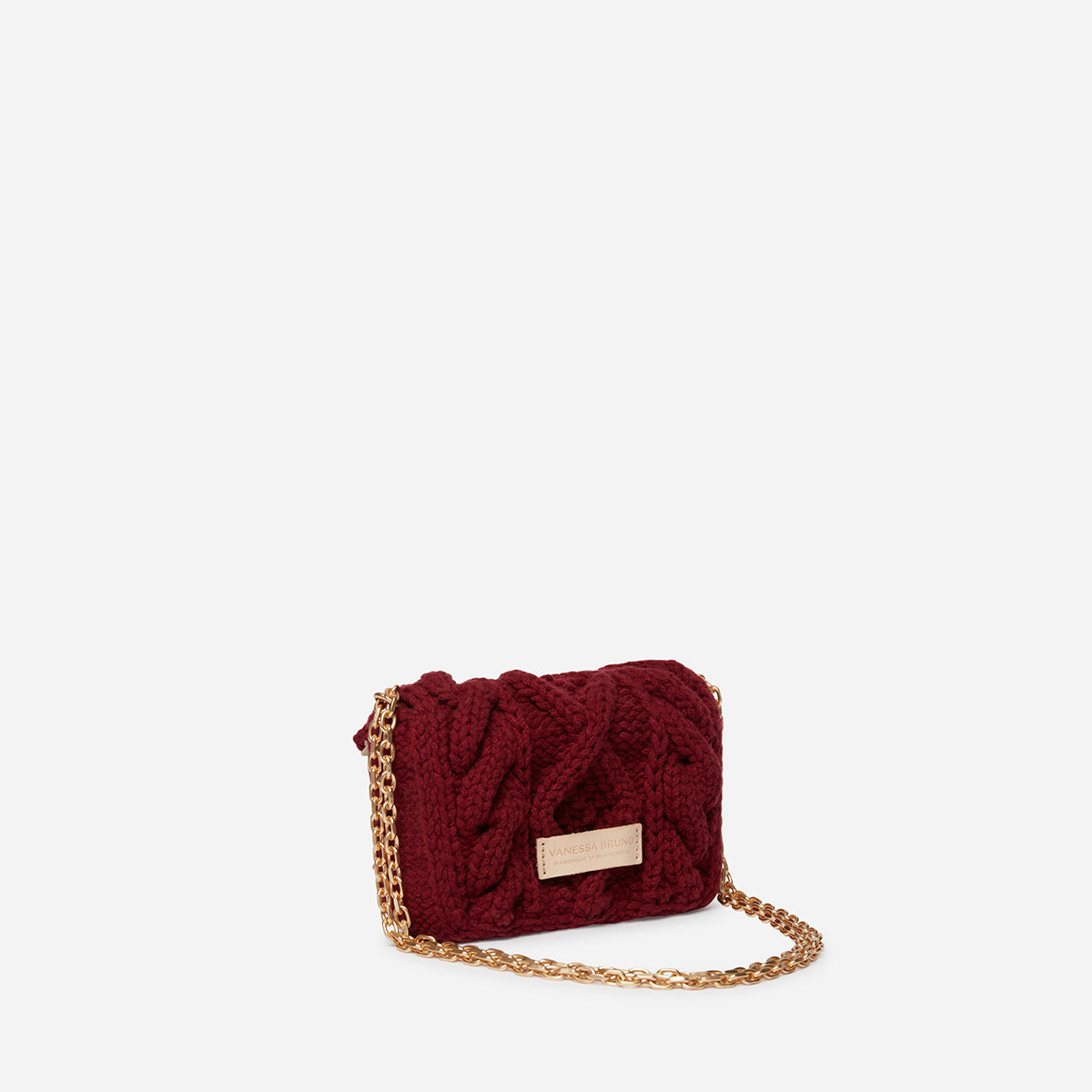 1 QTY NEW // CERISE / Sac Nano Moon en Laine - CERISE