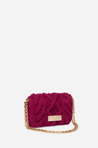 1 QTY NEW // FUSHIA / Sac Nano Moon en Laine - FUSHIA