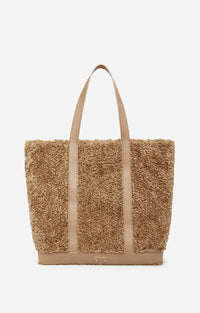Cabas L en Fausse Fourrure