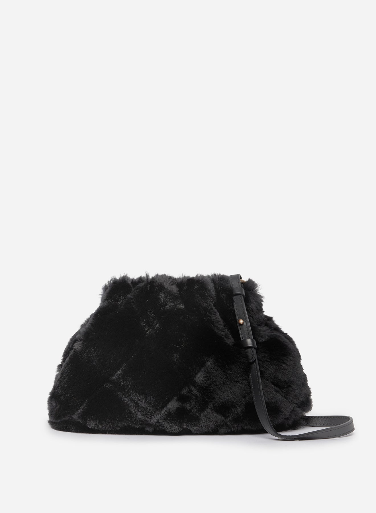 Sac Bourse Moon en Fausse Fourrure