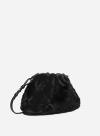 Sac Bourse Moon en Fausse Fourrure