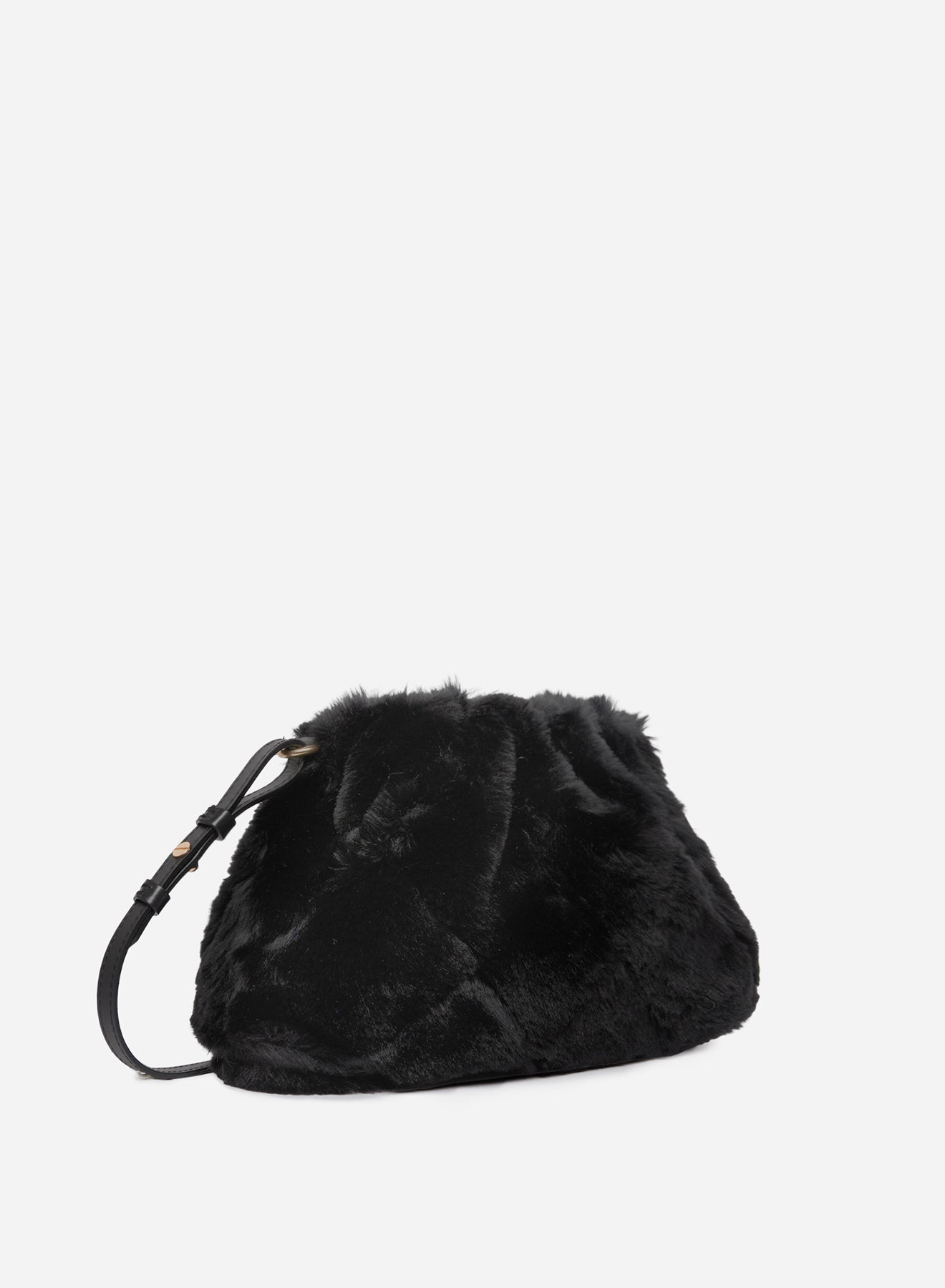 Sac Bourse Moon en Fausse Fourrure
