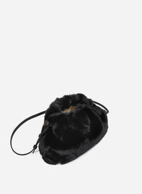 Sac Bourse Moon en Fausse Fourrure
