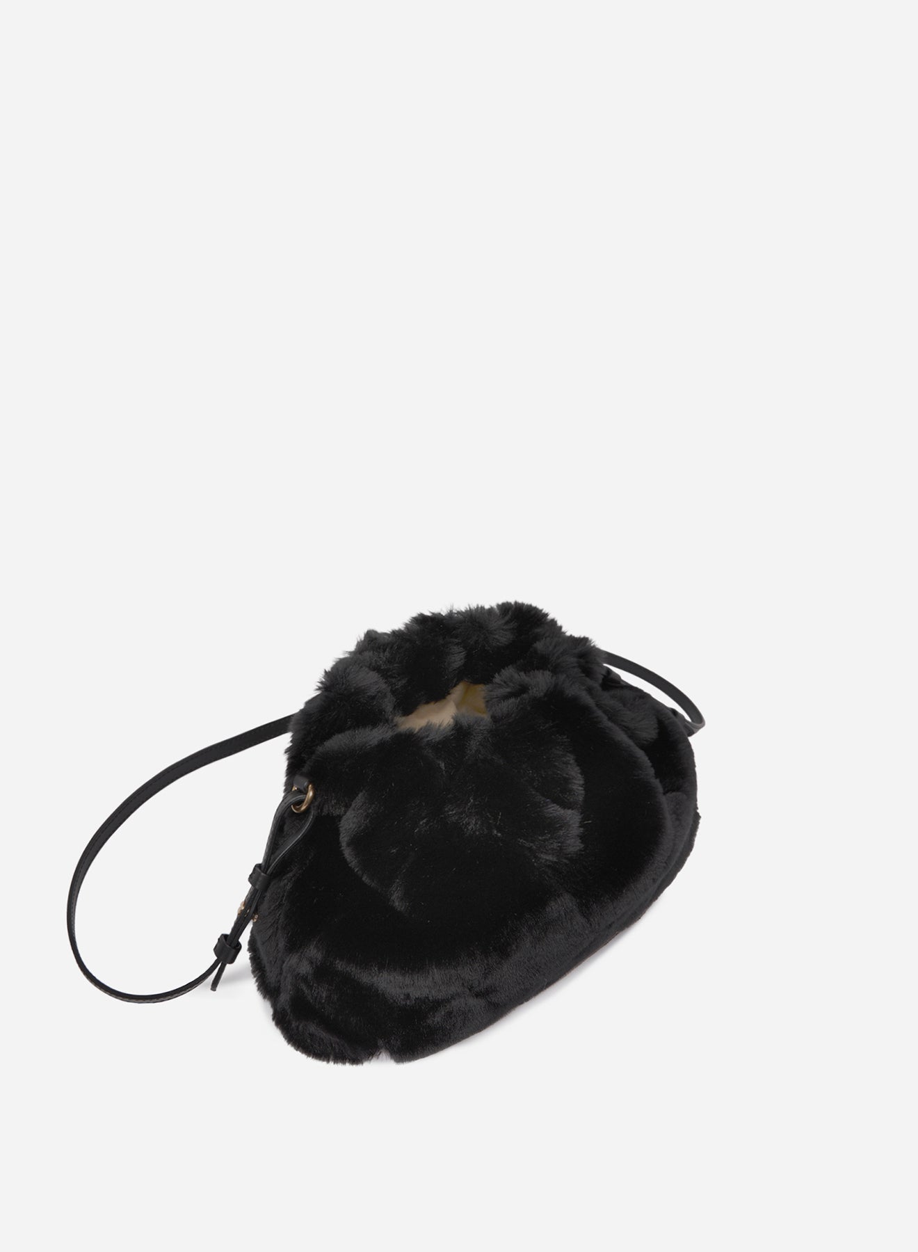 Sac Bourse Moon en Fausse Fourrure