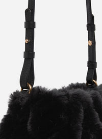 Sac Bourse Moon en Fausse Fourrure