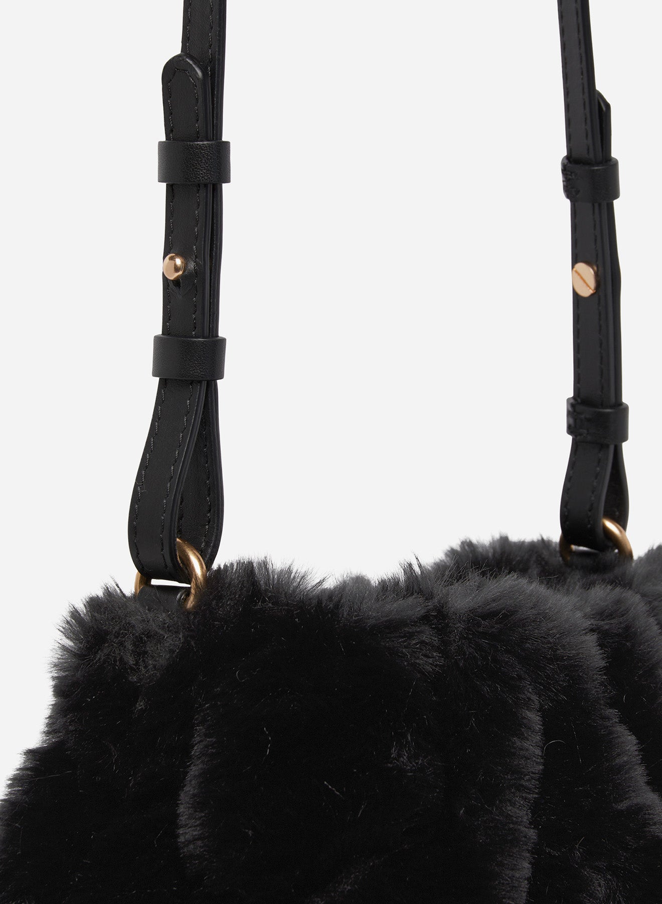 Sac Bourse Moon en Fausse Fourrure
