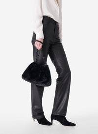 Sac Bourse Moon en Fausse Fourrure