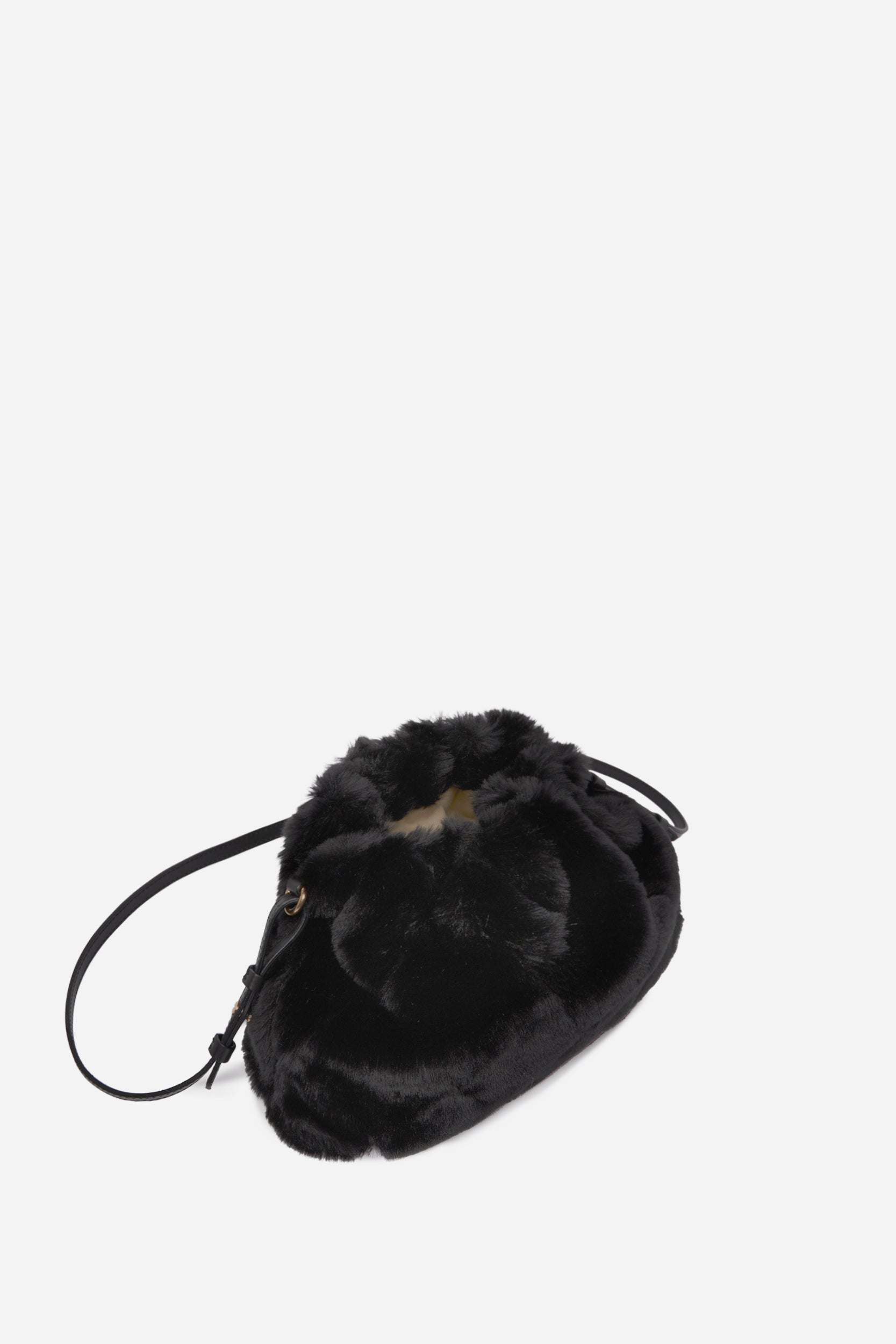 Sac Bourse Moon en Fausse Fourrure