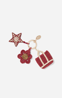 11 QTY NEW // BORDEAUX / Charm Etoile - BORDEAUX