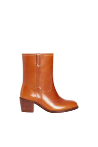 54 QTY RELIQUAT 150 // MIEL / Bottines en Cuir à Tannage Végétal - MIEL
