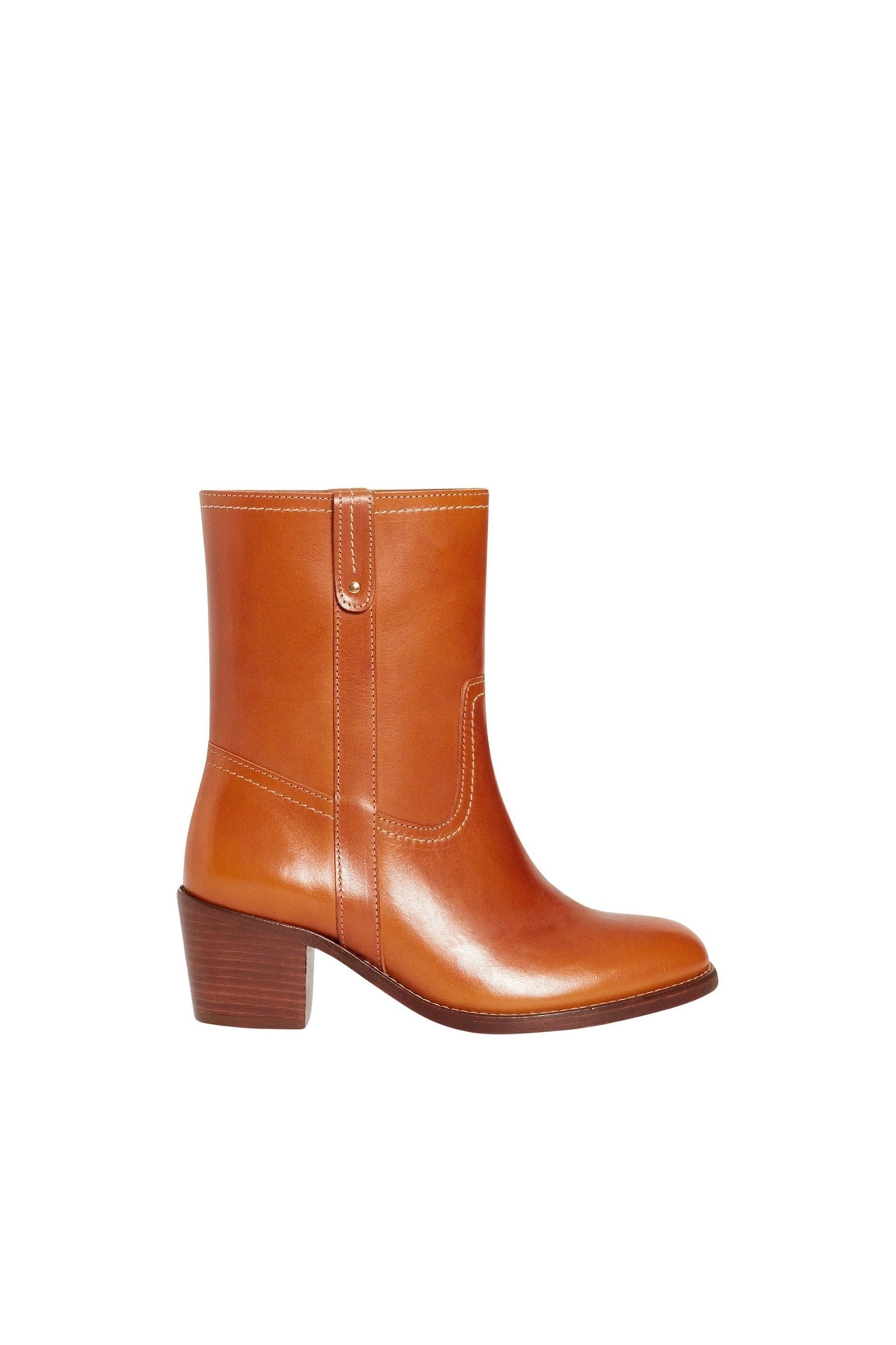 54 QTY RELIQUAT 150 // MIEL / Bottines en Cuir à Tannage Végétal - MIEL