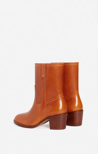Bottines 60 en cuir - Miel