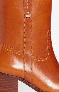 54 QTY RELIQUAT 150 // MIEL / Bottines en Cuir à Tannage Végétal - MIEL