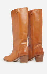 34 QTY RELIQUAT 190 // MIEL / Bottes en Cuir à Tannage Végétal - MIEL