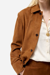 Florys leather jacket - Chocolate