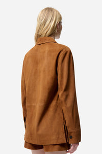 Florys leather jacket - Chocolate