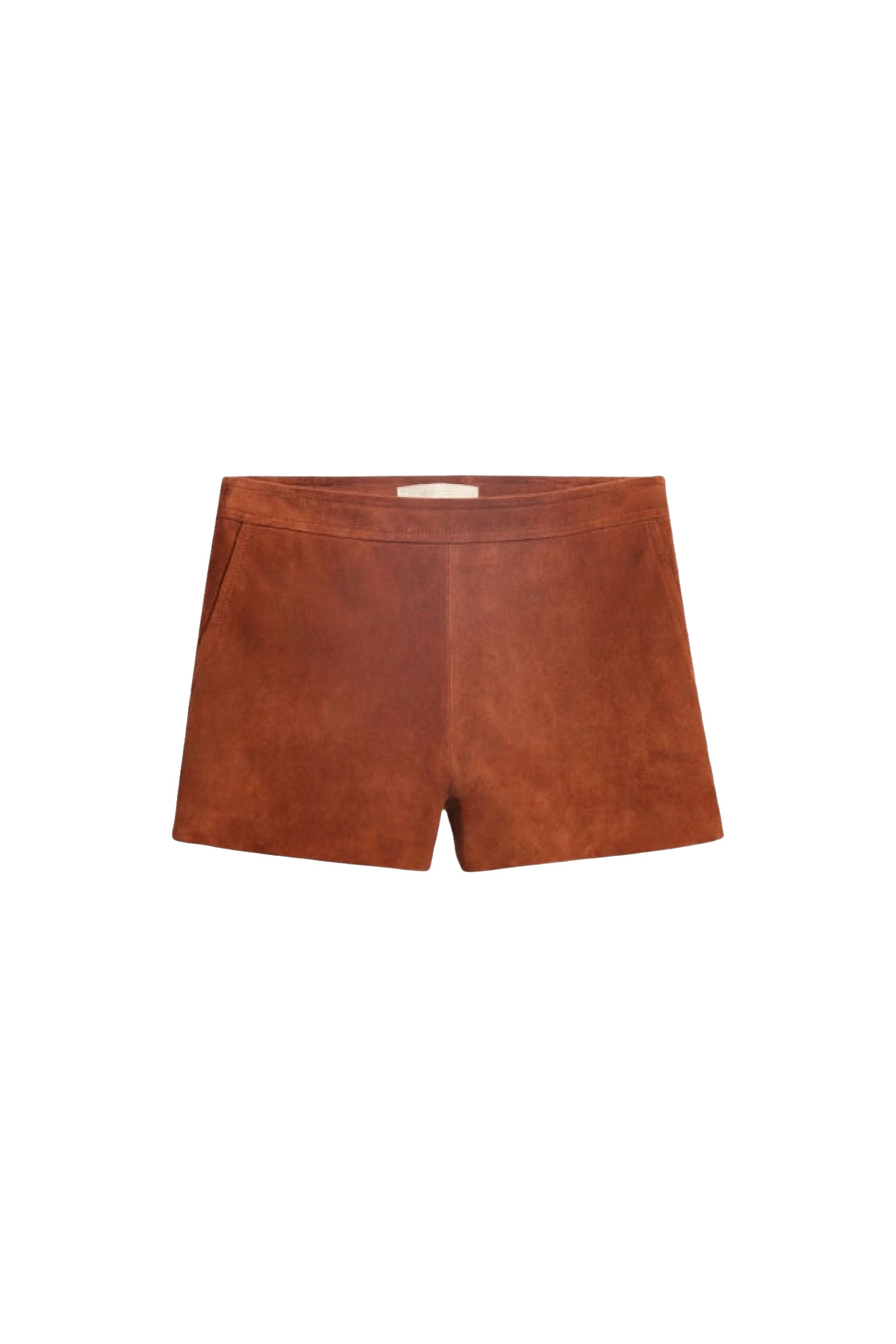Eris suede shorts - Chocolate