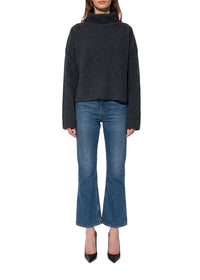 CROPPED KICK DENIM