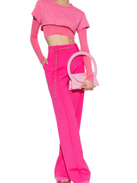 PINK LE DOUBLE TSHIRT