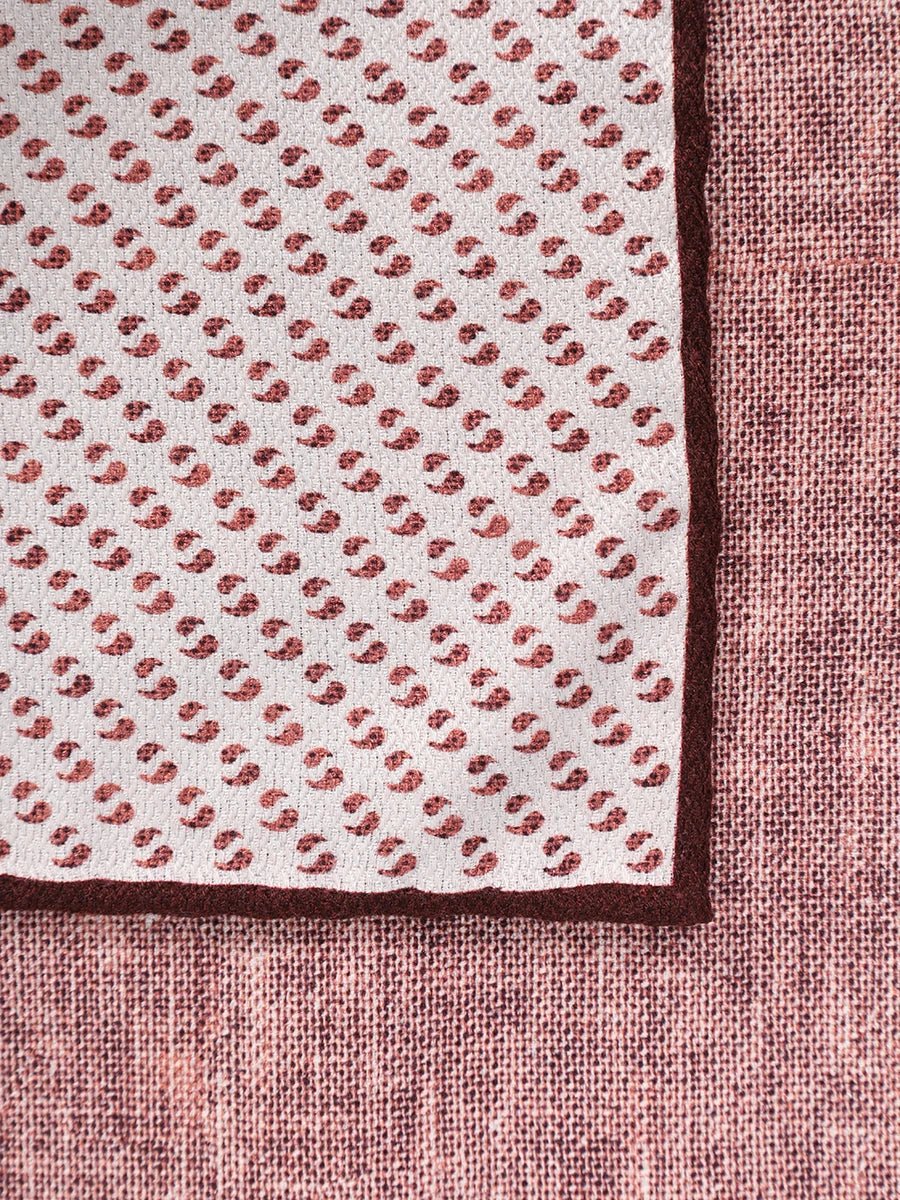DARK RED // POCKET SQUARES T-POCKET SQUARE-232