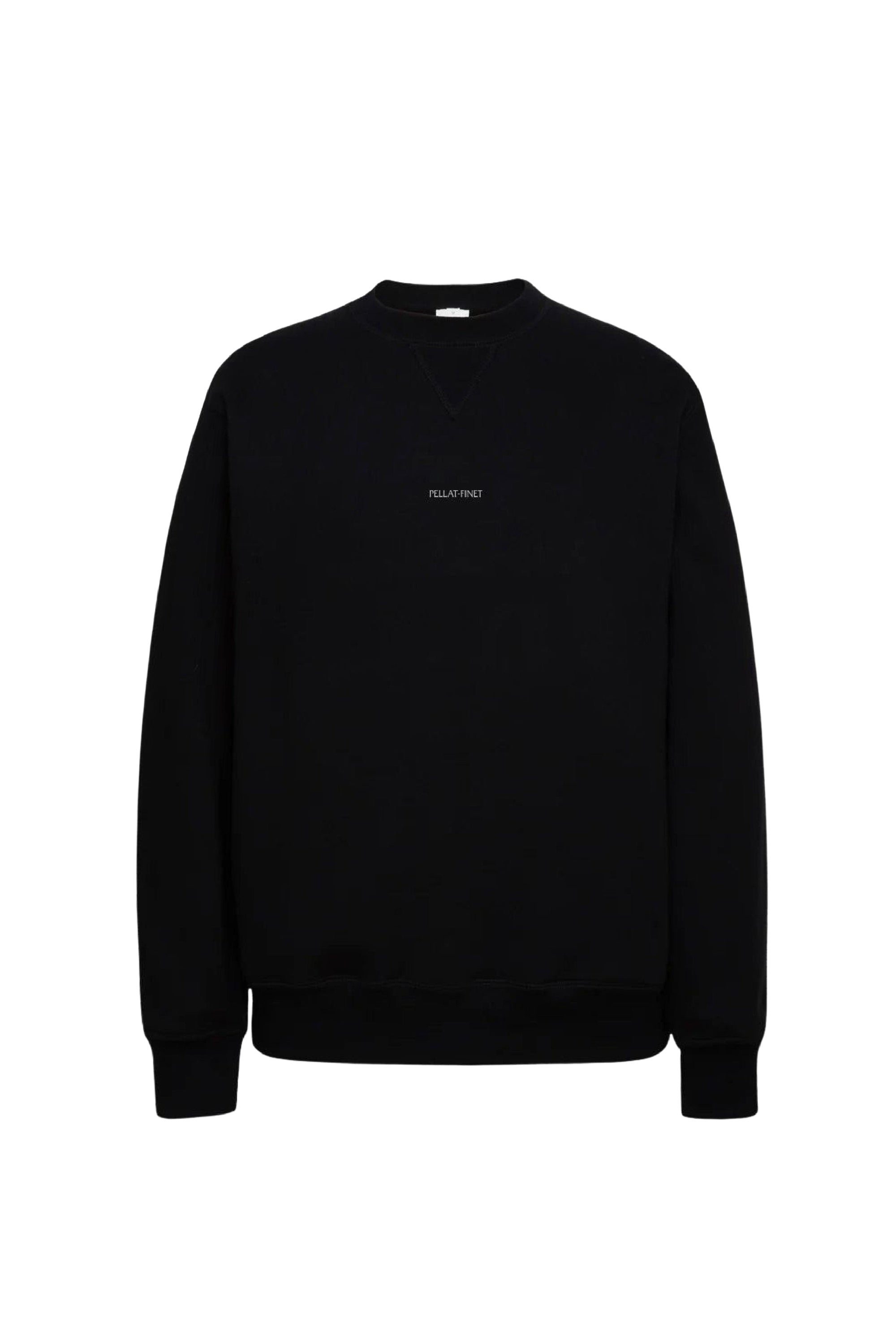 Sweatshirt unisexe Sam en coton - Noir & Lait