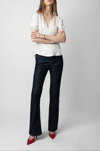 Top Twity en satin - Lin