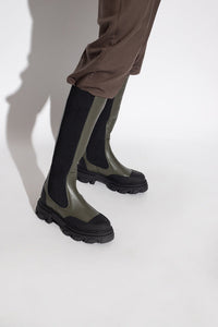 Bottes Chelsea haute à crampons en cuir - Kalamata