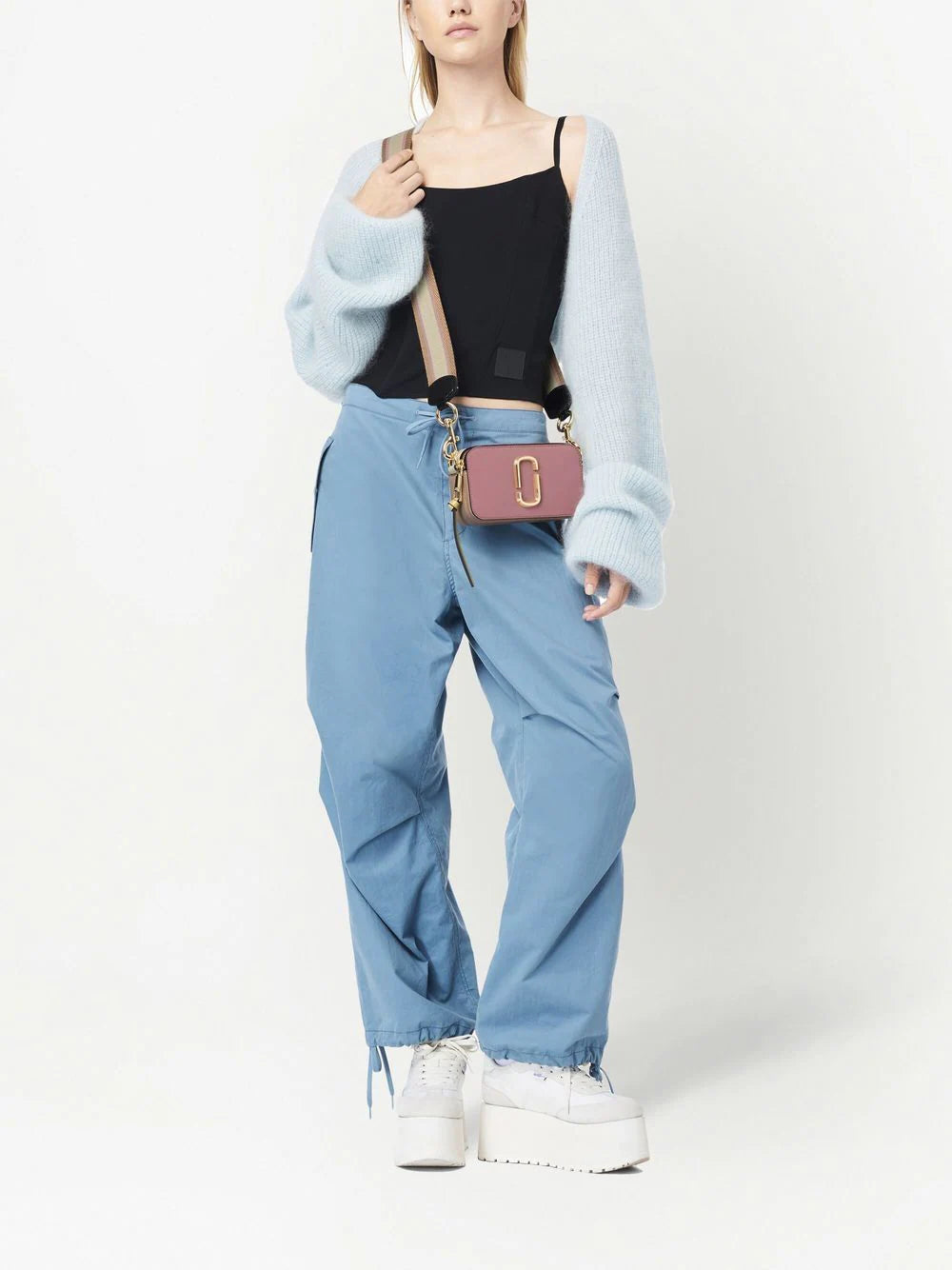 Sac à bandoulière Snapshot en cuir - Multicolore