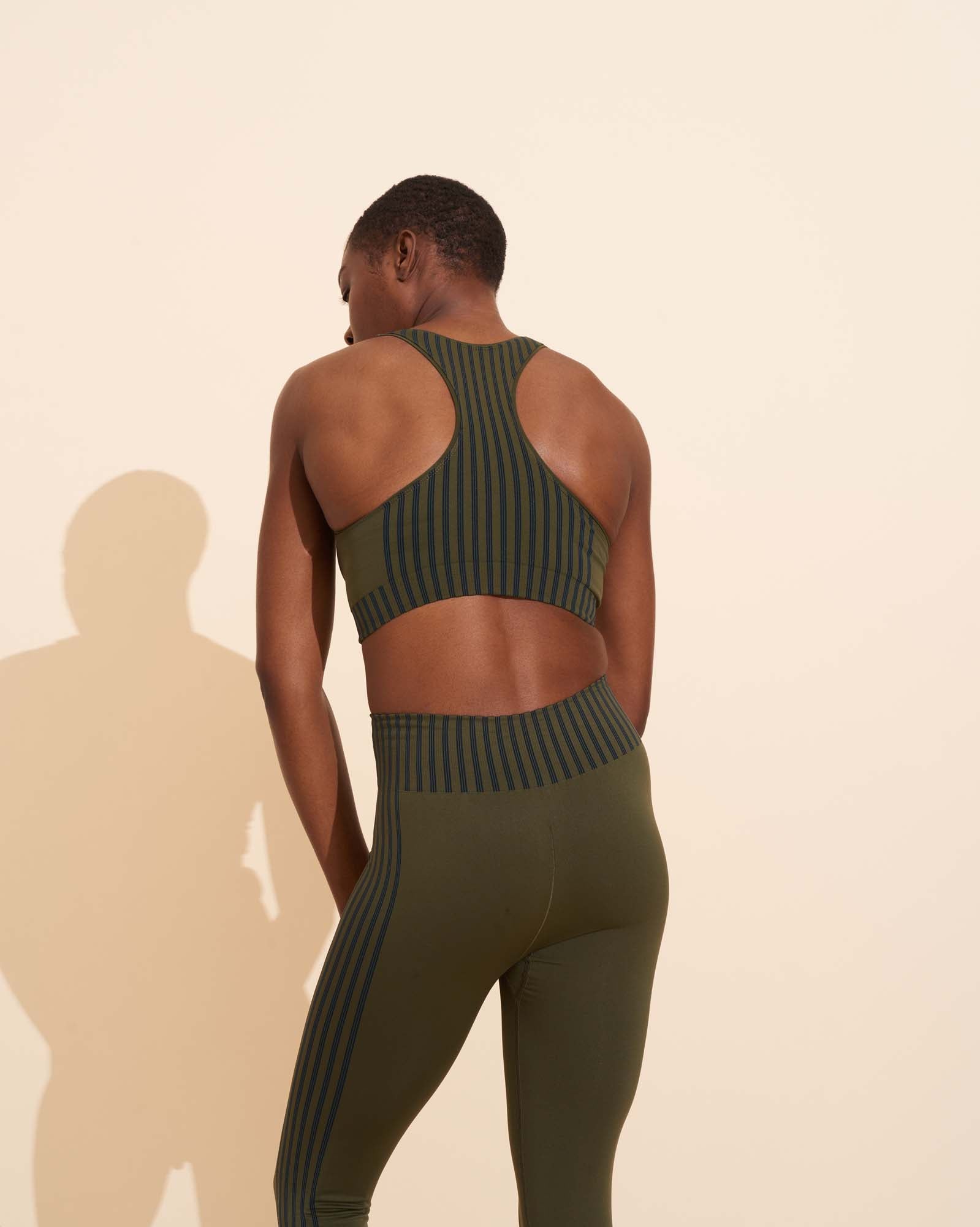 Raphaelle bra - Olive & Black