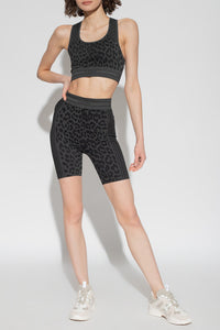 Short sans couture en jacquard - Black