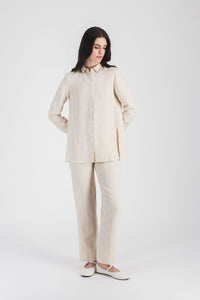 Chemise droite - Beige Moyen