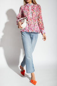 Blouse en georgette plissée - Sugar Plum
