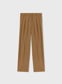 DARK CAMEL RELAXED PANTS