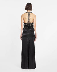 Robe longue sans manches - Noir