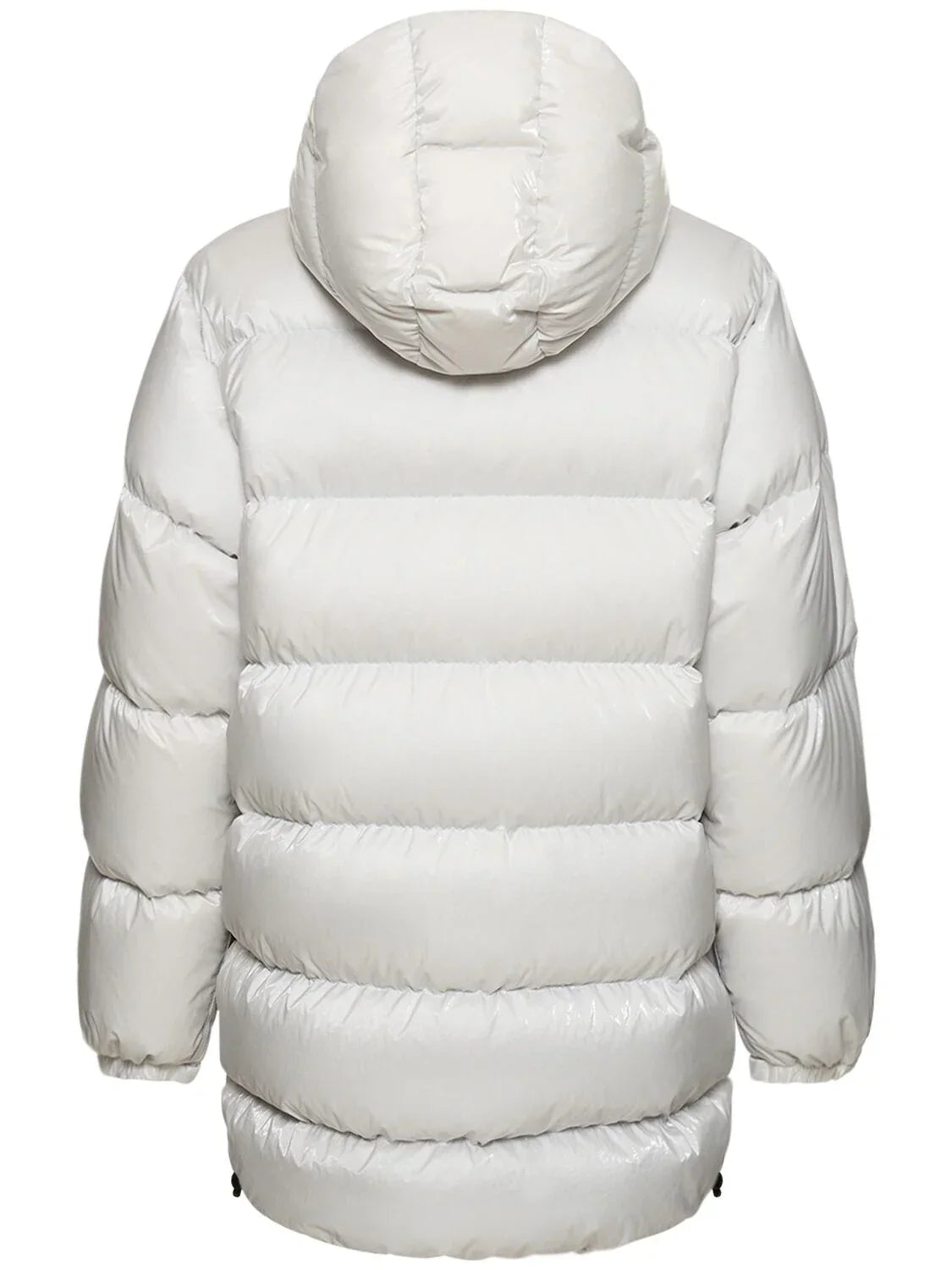 Silver Men's Hooded Down Jacket