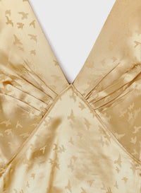 GOLD JACQUARD TOP