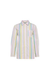 Chemise à rayures en coton - Multicolour