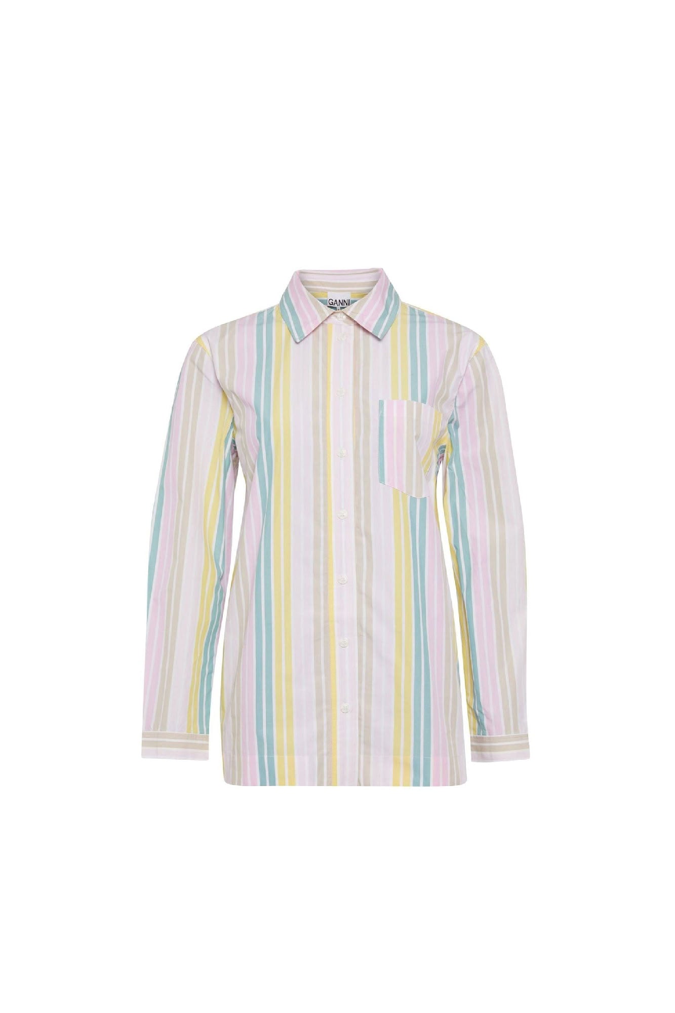 Chemise à rayures en coton - Multicolour