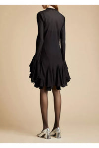 Winston dress in silk - Black