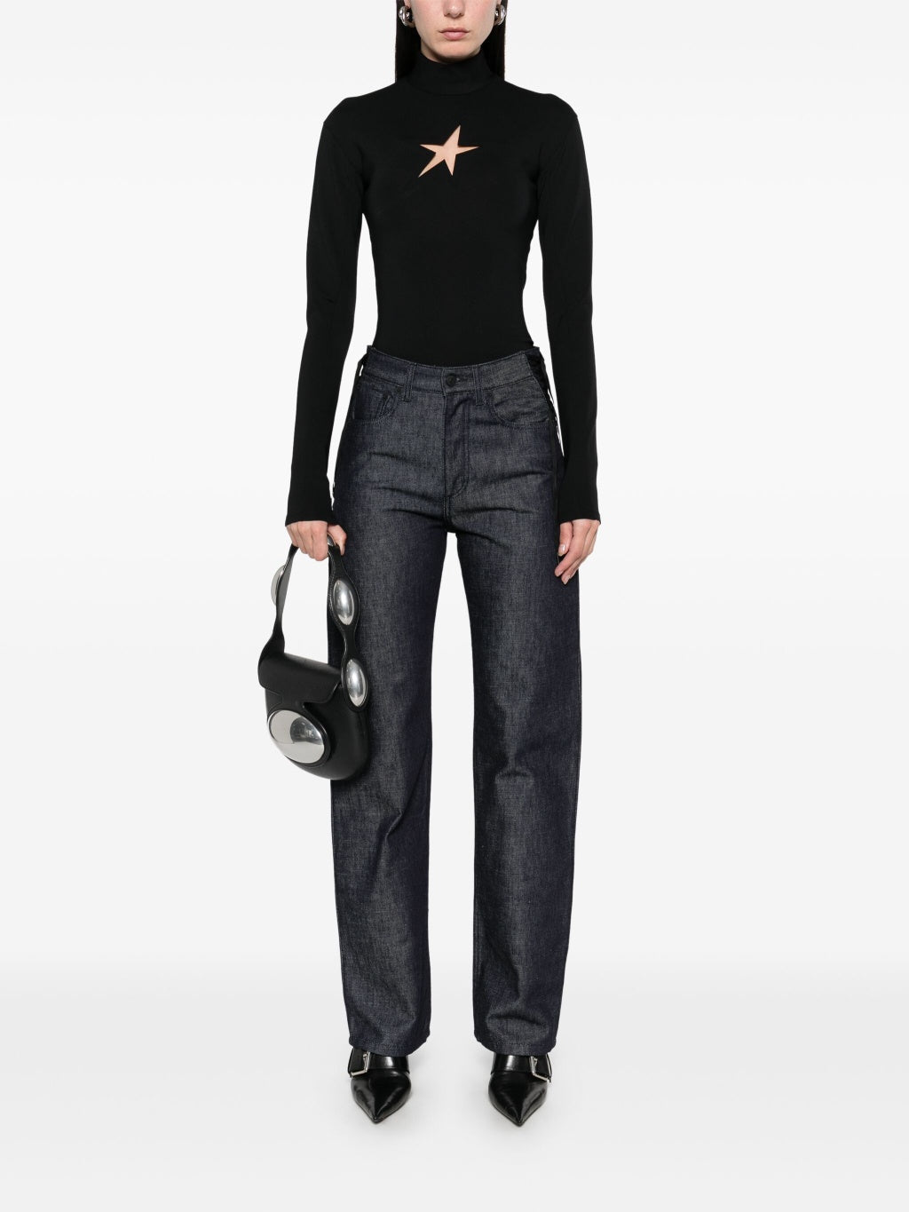 BLACK // black star top