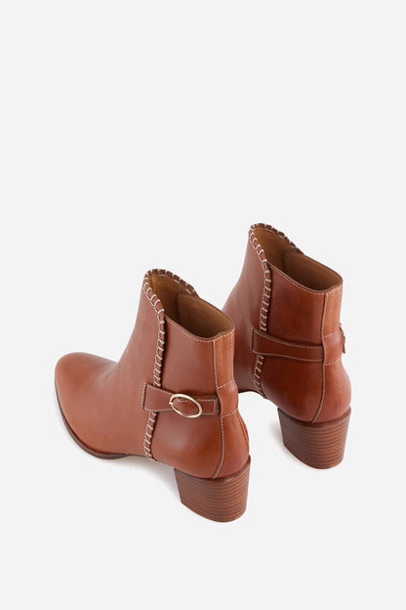 4 QTY RELIQUAT 170 // CARAMEL / Bottines 45MM - CARAMEL