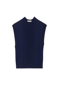Pull Dune en laine - Bleu